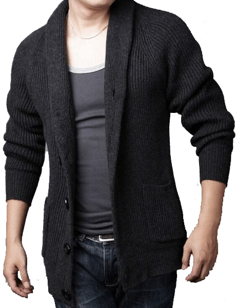 Men's cardigan